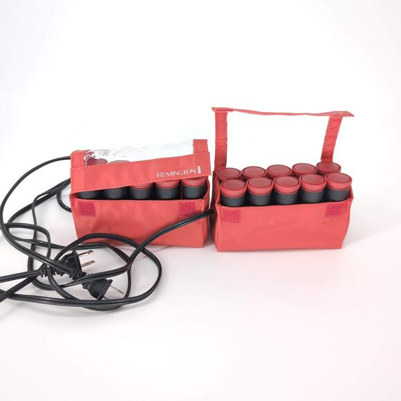 TWO Remington H-1015 Compact Ceramic Ionic Hot Rollers Curlers Compact Sets -GUC - Picture 13 of 13